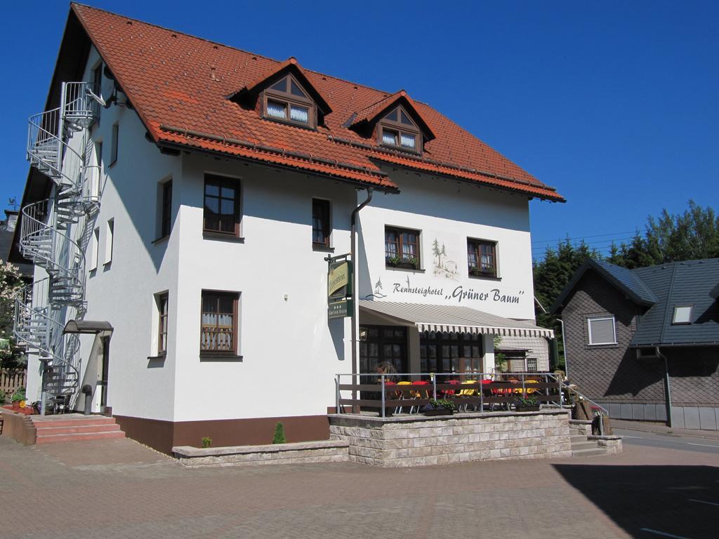 Rennsteighotel Gruener Baum Schmiedefeld am Rennsteig Dış mekan fotoğraf